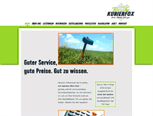 Tablet Screenshot of kurierfox.de